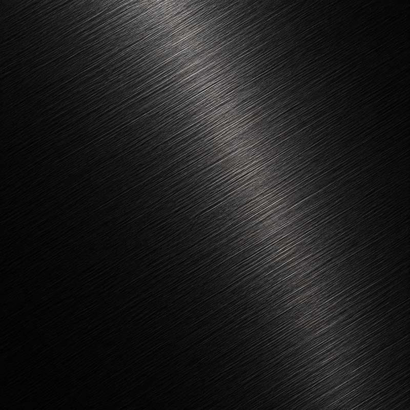 Brushed Black stainless steel business card finish